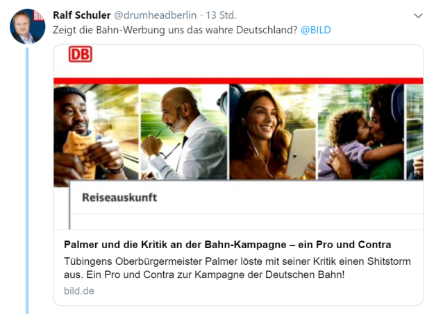 Bahn-Werbung