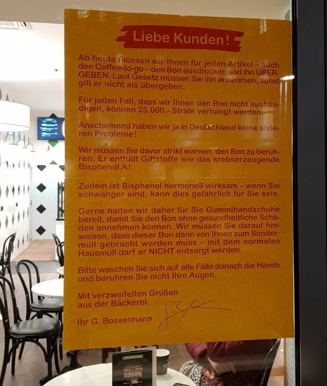 Bosselmann-Kunden-Plakat