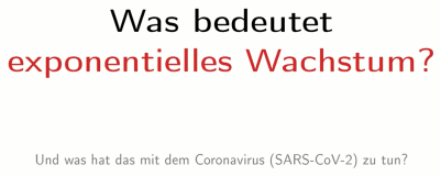 Exponentielles Wachstum (2)
