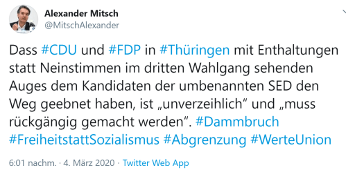 Thüringenwahl rückgängig machen