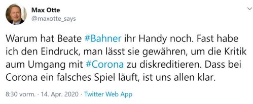 Beate Bahner - Corona falsches Spiel