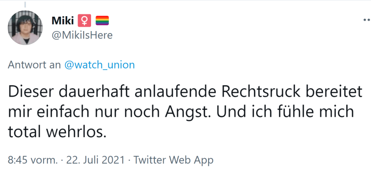 dauerhafter Rechtsruck