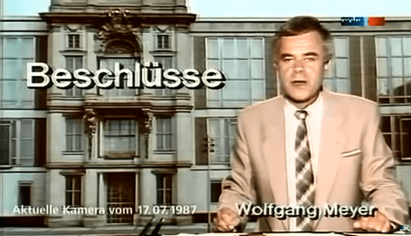 Akutelle Kamera 17.07.1987 Abschaffung der Todesstrafe