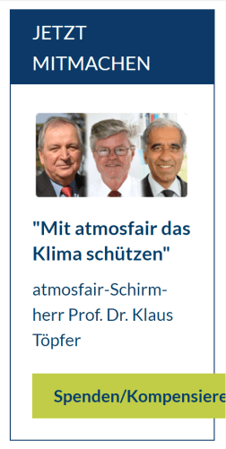 atmosfair - jetzt mitmachen