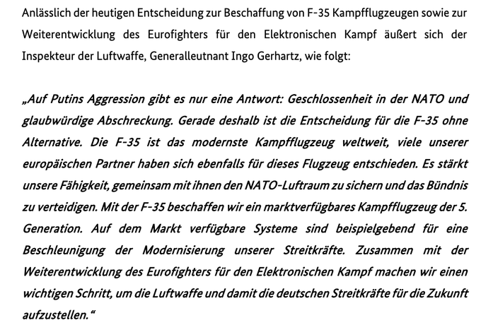 Ingo Gerhartz - Inspekteur der Luftwaffe