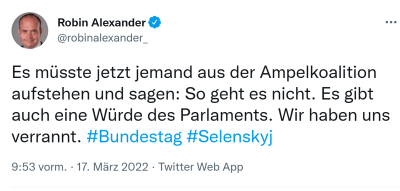 Robin Alexander - Würde des Parlaments